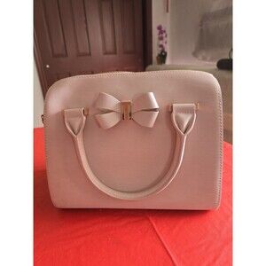 Ted Baker Small Bowsiia Leather Bowler Bag Women's Pink